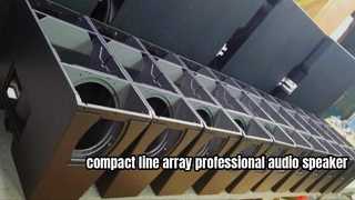 dual 10inch line array speaker system compact neodymium audio equipment